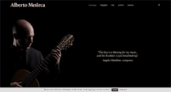 Desktop Screenshot of albertomesirca.com